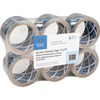 Business Source Acrylic Packing Tape - 55 yd Length x 3" Width - 2.5 mil Thickness - 3" Core - Pressure-sensitive Poly - Acrylic Backing - 6 / Pack - 