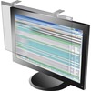 Kantek LCD Privacy/antiglare Wide Screen Filters Silver - For 22" Widescreen Monitor - Scratch Resistant - Anti-glare - 1 Pack