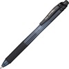 EnerGel EnerGel-X Retractable Gel Pens - Bold Pen Point - 1 mm Pen Point Size - Refillable - Retractable - Black Gel-based Ink - Black Barrel - Metal 