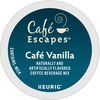 Caf&eacute; Escapes&reg; K-Cup Caf&eacute; Vanilla Coffee - Compatible with Keurig Brewer - 24 / Box