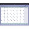 Brownline Monthly Desk/Wall Calendar - Julian Dates - Monthly - 12 Month - January - December - 1 Month Single Page Layout - 11" x 8 1/2" Sheet Size -