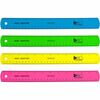 Westcott Shatterproof Ruler - 12" Length - 1/16 Graduations - Metric Measuring System - 1 Each - Translucent Assorted