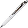 EnerGel EnerGel Pearl Retractable Liquid Gel Pen - Medium Pen Point - 0.7 mm Pen Point Size - Refillable - Retractable - Black Gel-based Ink - Pearl W