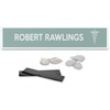 Deflecto Cubicle Nameplate Sign Holder - 1 Each - 8.5" Width x 2" Height - Rectangular Shape - Insertable, Magnetic - Plastic - Clear