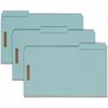 Smead 2/5 Tab Cut Legal Recycled Classification Folder - 3" Folder Capacity - 8 1/2" x 14" - 3" Expansion - 2 x 2K Fastener(s) - Top Tab Location - Ri