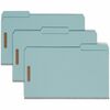 Smead 1/3 Tab Cut Legal Recycled Fastener Folder - 9 1/2" x 14 5/8" - 125 Sheet Capacity - 1" Expansion - 2 x 2K Fastener(s) - Folder - Assorted Posit
