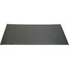 SKILCRAFT Ribbed Vinyl Anti-fatigue Floor Mat - 36" Length x 24" Width x 0.38" Thickness - Rectangle - Vinyl, Closed-cell PVC - Black