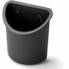 Lorell Recycled Mounting Pencil Cup - Plastic - 1 Each - Black