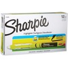 Sharpie Accent Highlighter - Liquid Pen - Micro Marker Point - Chisel Marker Point Style - Yellow Pigment-based Ink - 12 / Box