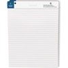 Business Source 25"x30" Lined Self-stick Easel Pads - 30 Sheets - 25" x 30" - White Paper - Cardboard Cover - Self-stick - 2 / Carton