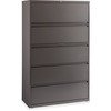 Lorell Fortress Series Lateral File w/Roll-out Posting Shelf - 42" x 18.6" x 67.6" - 1 x Shelf(ves) - 5 x Drawer(s) for File - Letter, Legal, A4 - Lat