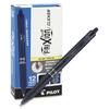 Pilot FriXion .7mm Clicker Erasable Gel Pens - Fine Pen Point - 0.7 mm Pen Point Size - Refillable - Retractable - Navy Blue Gel-based Ink - Navy Blue