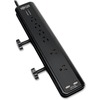 Tripp Lite by Eaton Protect It! 6-Outlet Clamp-Mount Surge Protector, 6 ft. (1.83 m) Cord, 2100 Joules, 2 x USB Charging ports (2.1A total) - 6 x NEMA