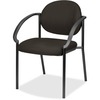 Eurotech Dakota 9011 Stacking Chair - Pepper Fabric Seat - Pepper Fabric Back - Steel Frame - Four-legged Base - 1 Each