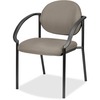 Eurotech Dakota 9011 Stacking Chair - Fossil Fabric Seat - Fossil Fabric Back - Steel Frame - Four-legged Base - 1 Each