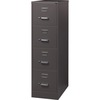 Lorell Fortress Series 26-1/2" Commercial-Grade Vertical File Cabinet - 15" x 26.5" x 52" - 4 x Drawer(s) for File - Letter - Vertical - Label Holder,