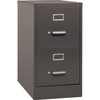 Lorell Fortress Series 26-1/2" Commercial-Grade Vertical File Cabinet - 15" x 26.5" x 28.4" - 2 x Drawer(s) for File - Letter - Vertical - Label Holde