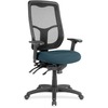 Eurotech Apollo High Back Multi-funtion Task Chair - Palm Fabric Seat - 5-star Base - 1 Each