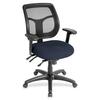Eurotech Apollo Task Chair - Periwinkle Fabric Seat - 5-star Base - 1 Each