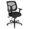 Eurotech Apollo MFT9450 Task Chair - Onyx Fabric Seat - 5-star Base - 1 Each