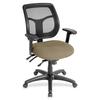 Eurotech Apollo MFT9450 Task Chair - Latte Fabric Seat - 5-star Base - 1 Each