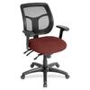 Eurotech Apollo MFT9450 Task Chair - Carmine Fabric Seat - 5-star Base - 1 Each