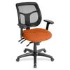 Eurotech Apollo Task Chair - Pumpkin Fabric Seat - 5-star Base - 1 Each