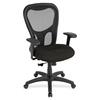 Eurotech Apollo MM9500 Highback Executive Chair - Black Fabric Seat - 5-star Base - 1 Each