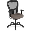Eurotech Apollo Synchro High Back Chair - Gray Fabric Seat - Gray Back - 5-star Base - 1 Each