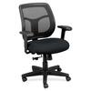 Eurotech Apollo MT9400 Mesh Task Chair - Onyx Fabric Seat - 5-star Base - 1 Each
