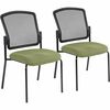 Eurotech Dakota 2 7014 Guest Chair - Cress Fabric Seat - Steel Frame - Four-legged Base - 1 Each