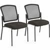 Eurotech Dakota 2 Guest Chair - Metal Fabric Seat - Steel Frame - Four-legged Base - 1 Each