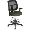 Eurotech Apollo DFT9800 Drafting Stool - Olive Green Fabric Seat - 5-star Base - 1 Each