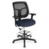 Eurotech Apollo DFT9800 Drafting Stool - Periwinkle Fabric Seat - 5-star Base - 1 Each