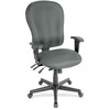 Eurotech 4x4xl High Back Task Chair - Fog Fabric Seat - Fog Fabric Back - 5-star Base - 1 Each