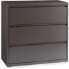 Lorell Fortress Series Lateral File - 42" x 18.6" x 40.3" - 3 x Drawer(s) for File - A4, Legal, Letter - Lateral - Magnetic Label Holder, Locking Draw