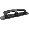 Swingline SmartTouch Low-Force 3-Hole Punch - 3 Punch Head(s) - 12 Sheet - 9/32" Punch Size - Black, Gray