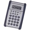 SKILCRAFT Flip-up Calculator - Rubber Key, Compact, Ergonomic Design, 3-Key Memory - 8 Digits - Black, Silver - Pocket - 1 Each