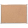 MasterVision Aluminum Frame Recycled Cork Boards - 17.72" Height x 23.62" Width - Natural Cork Surface - Durable, Resilient, Self-healing, Environment