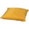 Children's Factory Foam-filled Square Floor Pillow - 27" x 27" - Foam Filling - Polyester - Square - Water Resistant, Machine Washable - Yellow - 1Eac