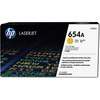 HP 654A (CF332A) Original Laser Toner Cartridge - Single Pack - Yellow - 1 Each - 15000 Pages