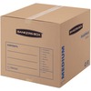 Fellowes SmoothMove Basic Medium Moving Boxes - Internal Dimensions: 18" Width x 18" Depth x 16" Height - External Dimensions: 18.3" Width x 18.3" Dep