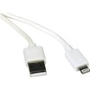 Eaton Tripp Lite Series USB-A to Lightning Sync/Charge Cable (M/M) - MFi Certified, White, 3 ft. (0.9 m) - Lightning/USB for iPad, iPhone, iPod - 3 ft