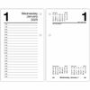 At-A-Glance Recycled Loose-Leaf Desk Calendar Refill - Standard Size - Julian Dates - Daily - 12 Month - January 2024 - December 2024 - 7:00 AM to 5:0