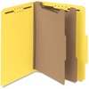 Smead 2/5 Tab Cut Letter Recycled Classification Folder - 8 1/2" x 11" - 2" Expansion - 6 x 2K Fastener(s) - Top Tab Location - Right of Center Tab Po