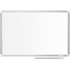 MasterVision Magnetic Gold Ultra Dry Erase Board - White, Gold - Aluminum, Steel - 36" Height x 48" Width - Magnetic, Dry Erase Surface, Marker Tray -