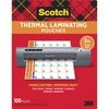 Scotch Thermal Laminating Pouches - Sheet Size Supported: Letter 3 mil Thickness - Laminating Pouch/Sheet Size: 9" Width x 11.50" Length x 3 mil Thick