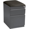 Lorell Seat Cushion Top Mobile File Pedestal File - 2-Drawer - 19.9" x 23.8" - 2 x Drawer(s) for File, Box - Letter - Mobility, Drawer Extension, Ball