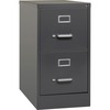 Lorell 26-1/2" Vertical File Cabinet - 2-Drawer - 15" x 26.5" x 28.4" - 2 x Drawer(s) for File - Letter - Vertical - Drawer Extension, Security Lock, 