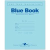 Roaring Spring Blue Book 8-sheet Exam Booklet - 8 Sheets - Stapled - Ruled Margin - 15 lb Basis Weight - 7" x 8 1/2" - White Paper - Blue Cover - Dual